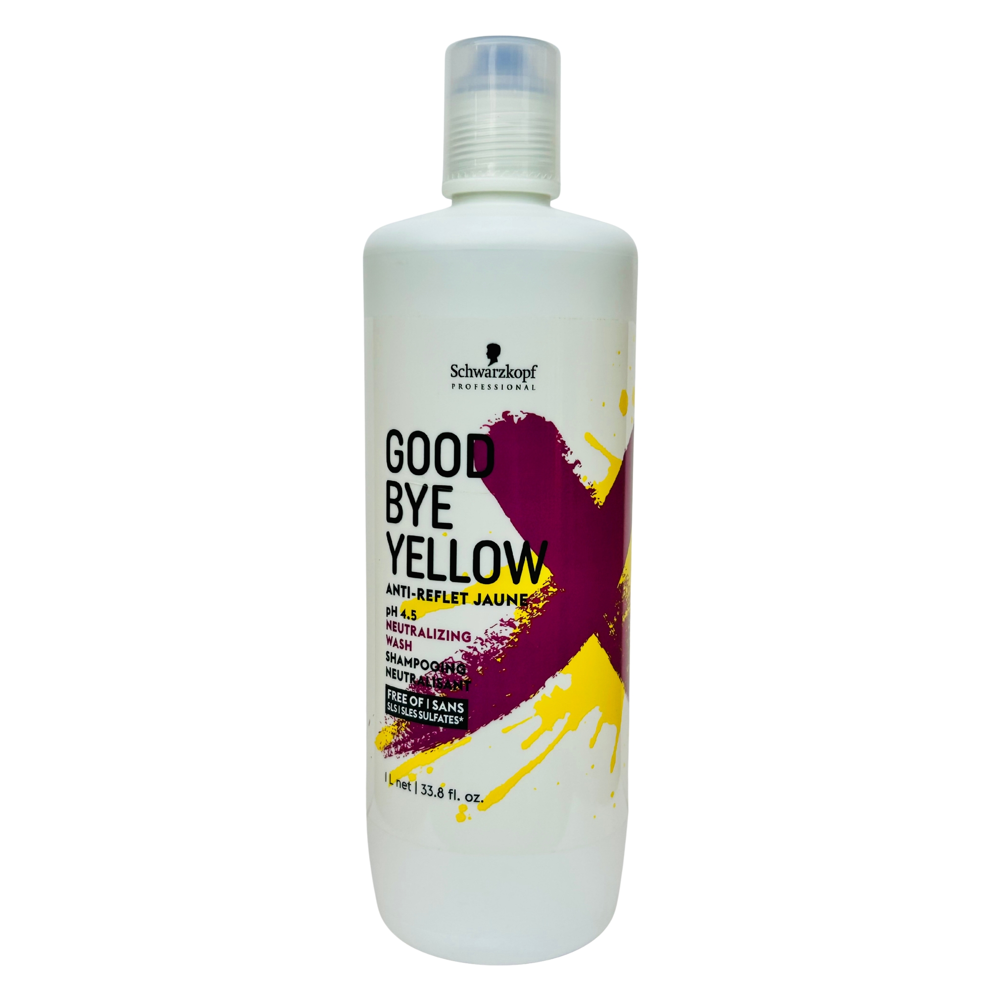 Schwarzkopf Professional Goodbye Yellow Anti-Refet Jaune Neutralizing Wash 33.8 fl oz
