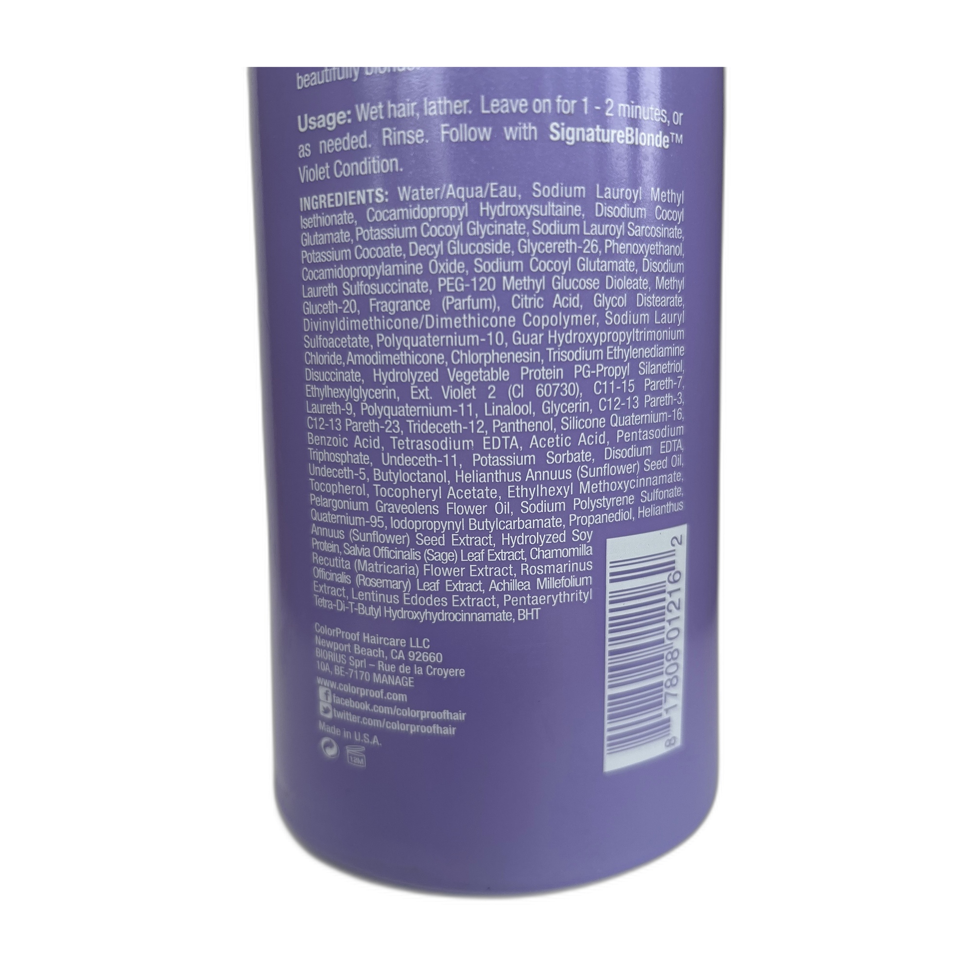 ColorProof Signature Blonde Violet Shampoo, 25.4 fl oz - Image 3