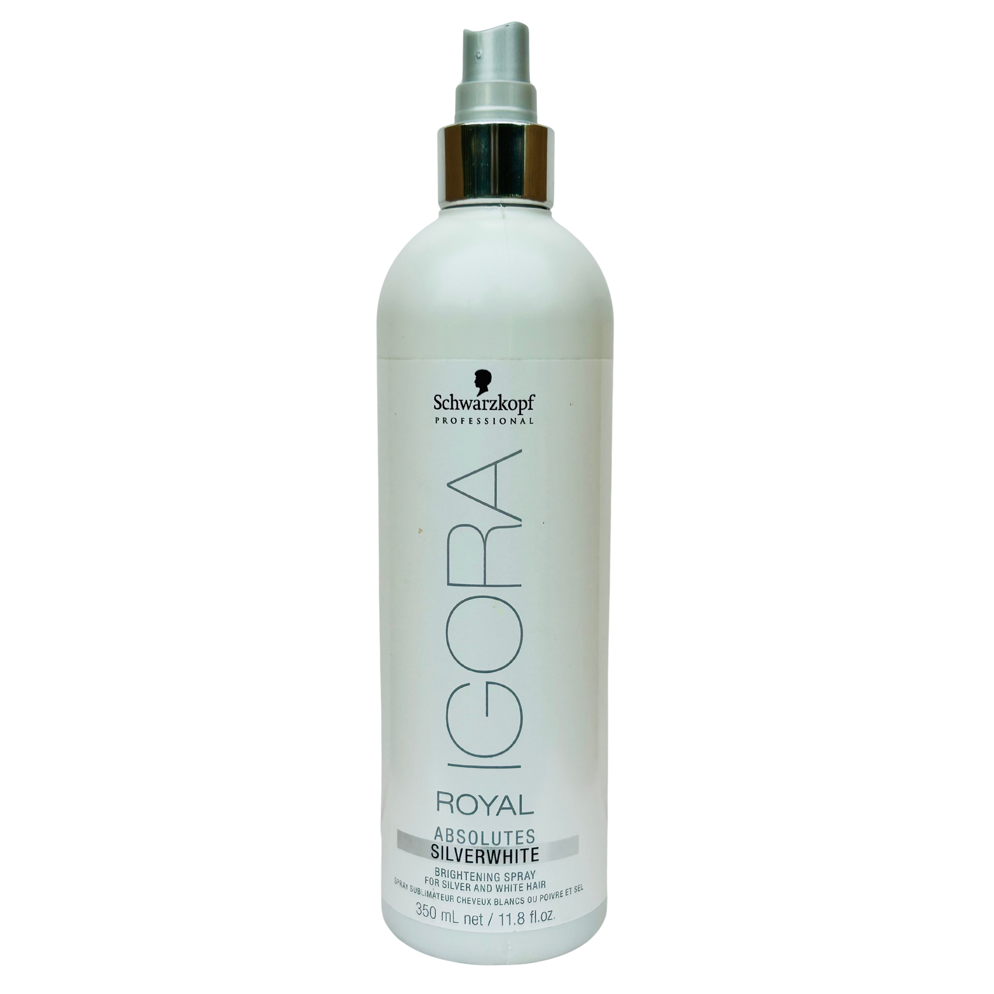 Schwarzkopf Professional Igora Royal Absolutes Silver White Brightening Spray for Silver and White Hair 11.8 fl oz