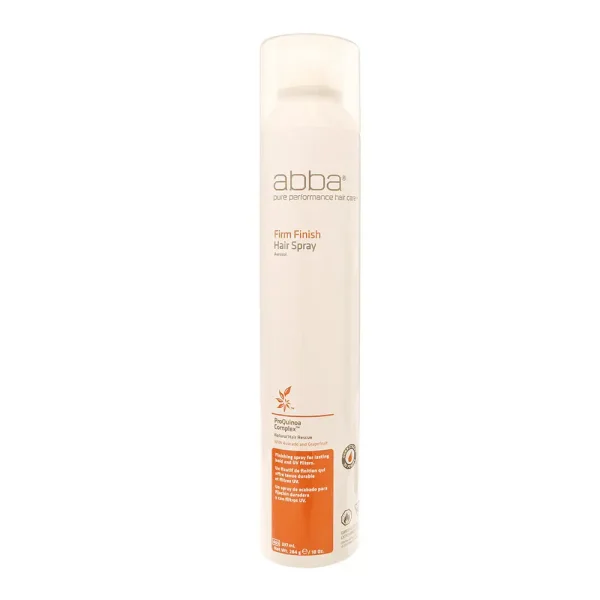 Abba Firm Finish Hair Spray ProQuinoa Complex front