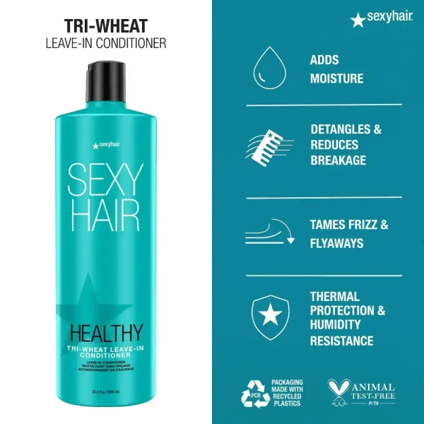 Healthy Sexy Hair Tri Wheat Leave In Conditioner