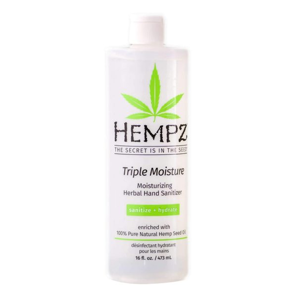 Hempz Gel Hand Sanitizer Herbal Triple Moisture Moisturizing fl oz eccc ba b bc daf