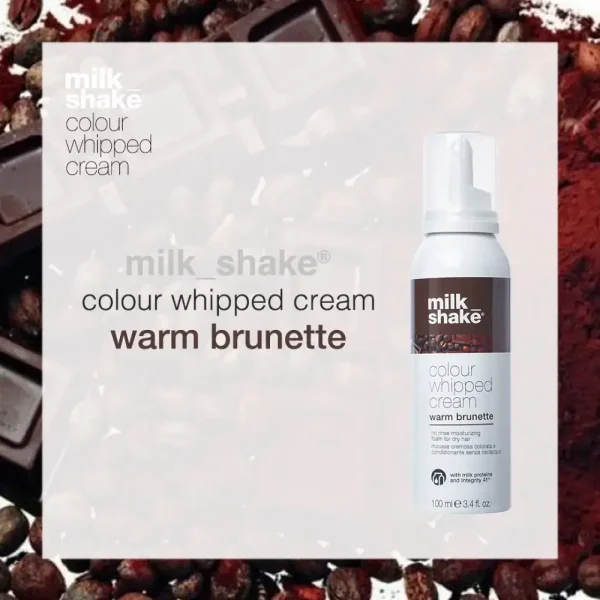 Milk Shake Color Whipped Cream warm brunette