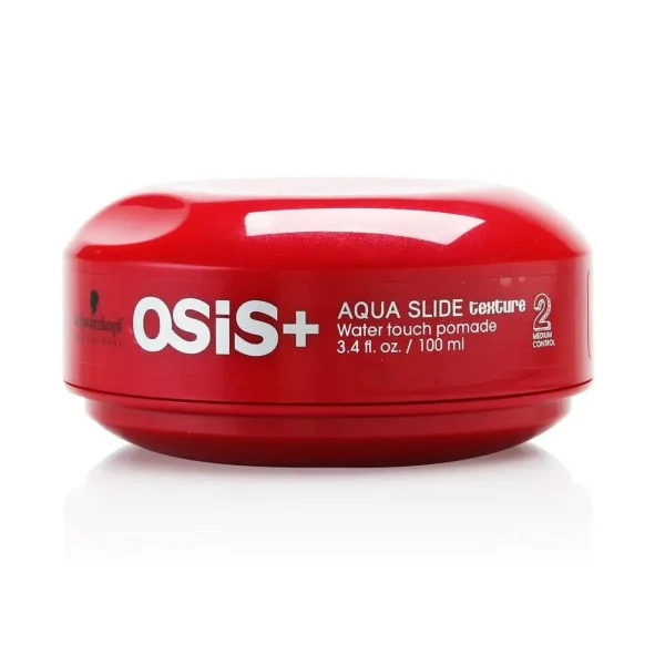 Schwarzkopf Professional Osis+ Aqua Slide Texture, Water Touch Pomade Medium Control oz