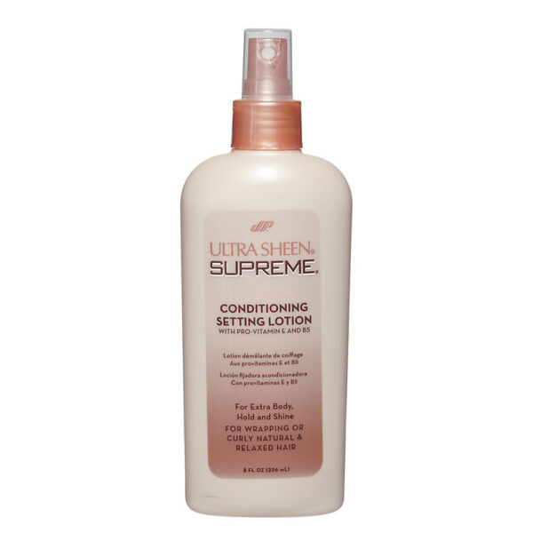 Ultra Sheen Supreme Conditioning Setting Lotion with Pro Vitamin E and B